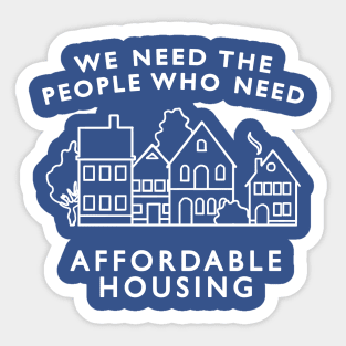 Affordable Housing Sticker